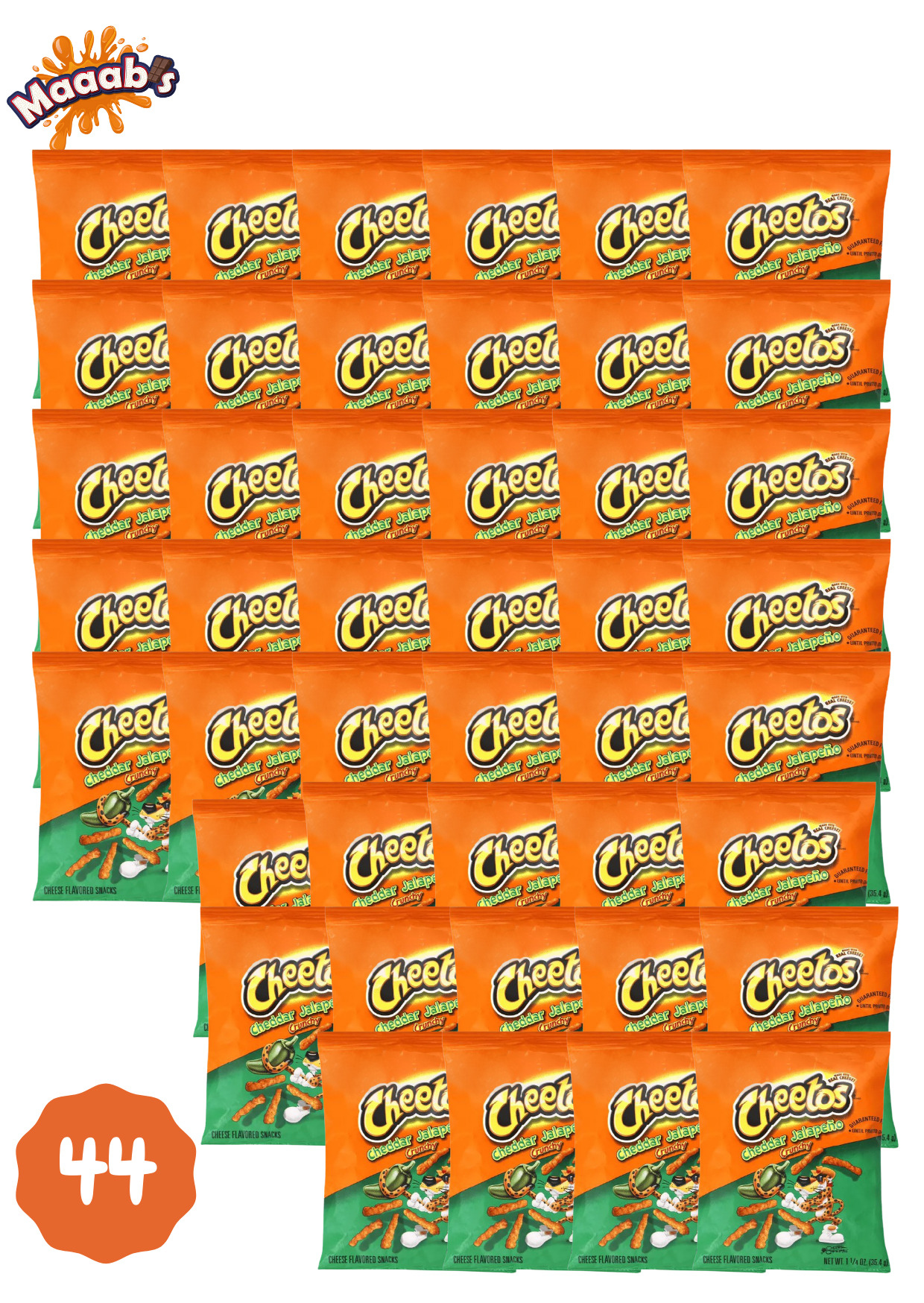 Cheetos Jalapeno 1.25 (Box of 44) Maaabs