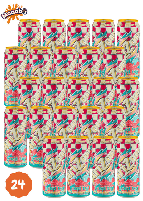 Arizona Iced Tea with Raspberry Flavor 695ml x 24 Cans Case Maaabs