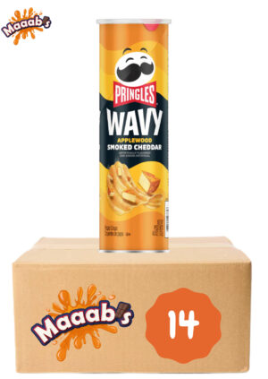 Pringles Wavy Applewood Smoked Cheddar