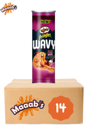 Pringles Wavy Sweet & Tangy BBQ