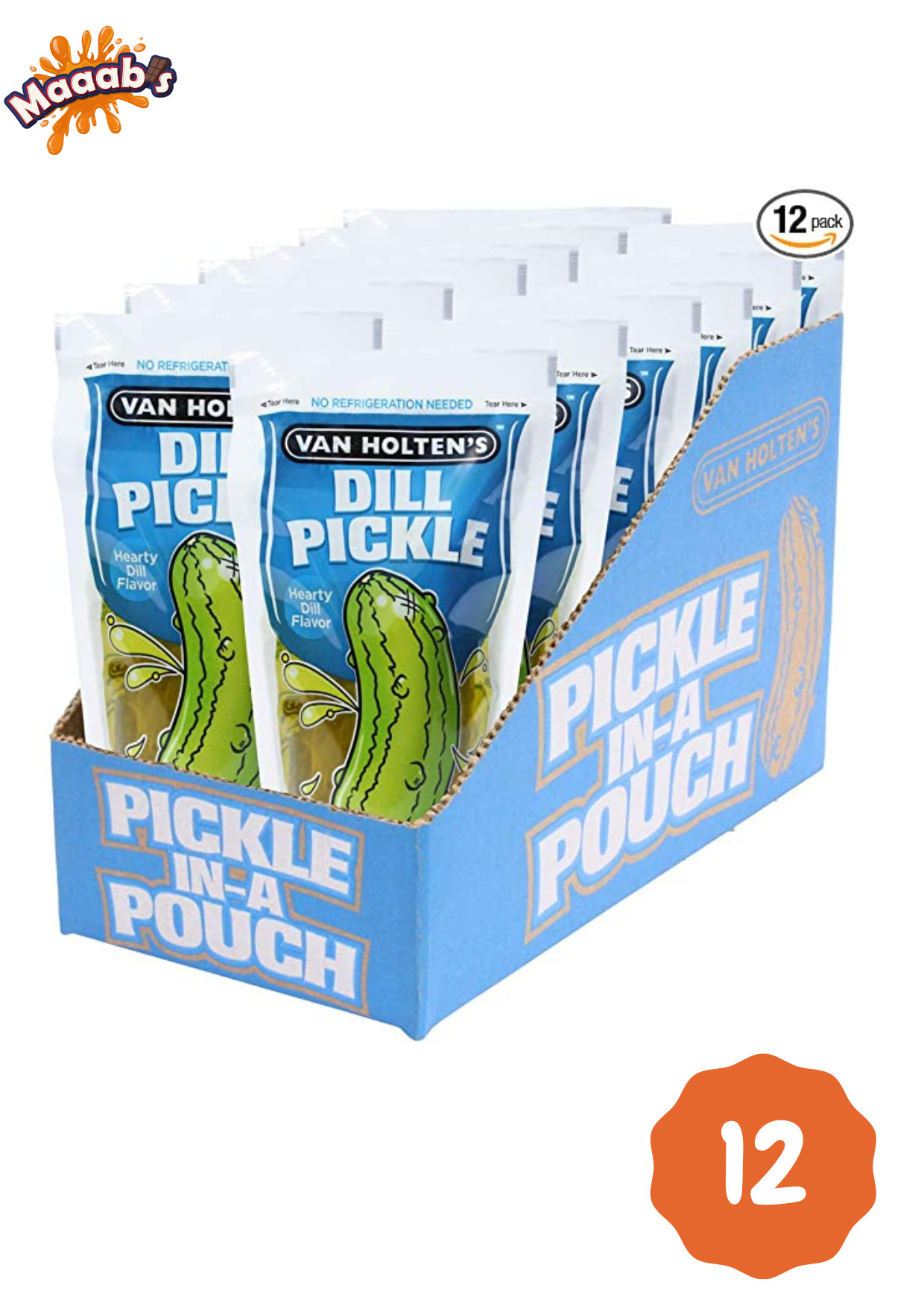 Van Holten's Jumbo Hearty Dill PickleInAPouch Maaabs