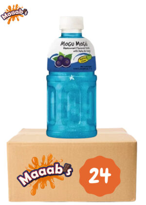 Mogu Mogu Blackcurrant Flavored Drink With Nata De Coco
