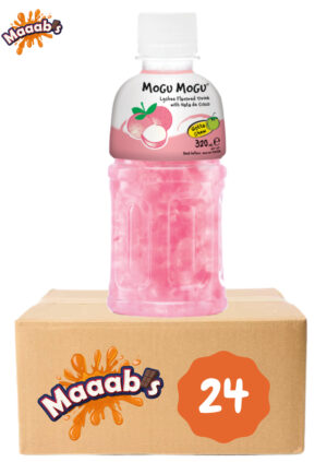 Mogu Mogu Lychee Flavored Drink With Nata De Coco