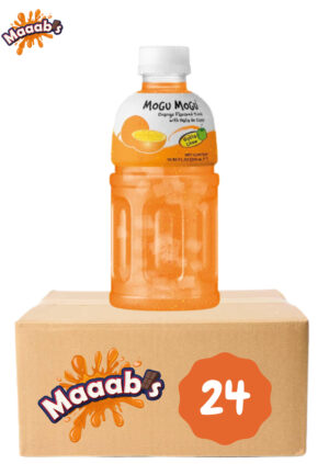 Mogu Mogu Orange Flavoured Drink With Nata Do Coco