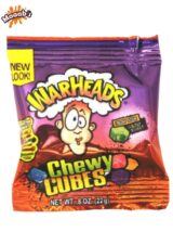 Warheads Chewy Cubes -23 g - 1 Pouch