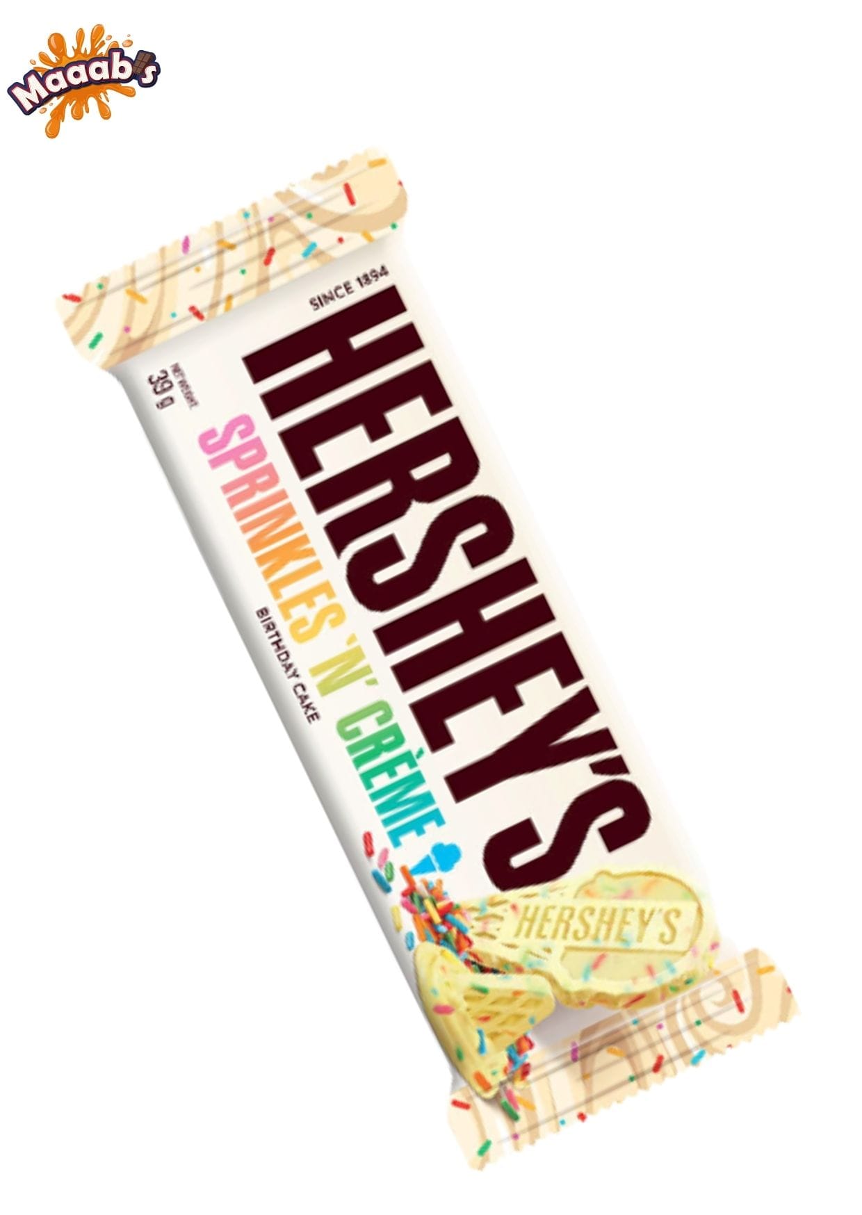 Hershey’s Sprinkles N Crème Bar 40g Maaabs