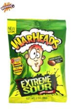 Warheads Extreme Sour Hard Candy Peg Bag