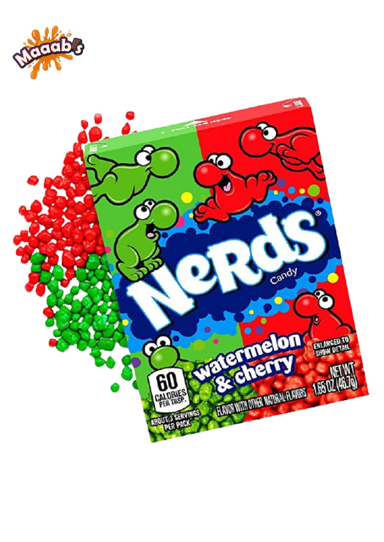 Nerds Cherry & Watermelon – 1.65oz (46.7g) - Maaabs