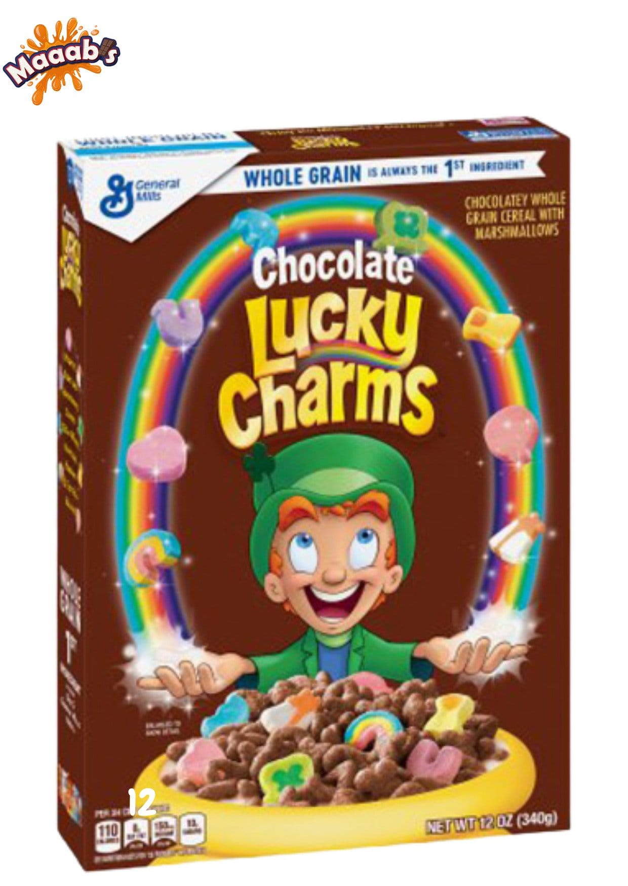 General Mills – Chocolate Lucky Charms – 340g - Maaabs