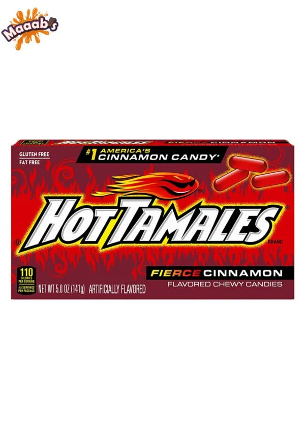 Hot Tamales Fierce Cinnamon Theater Box -142g