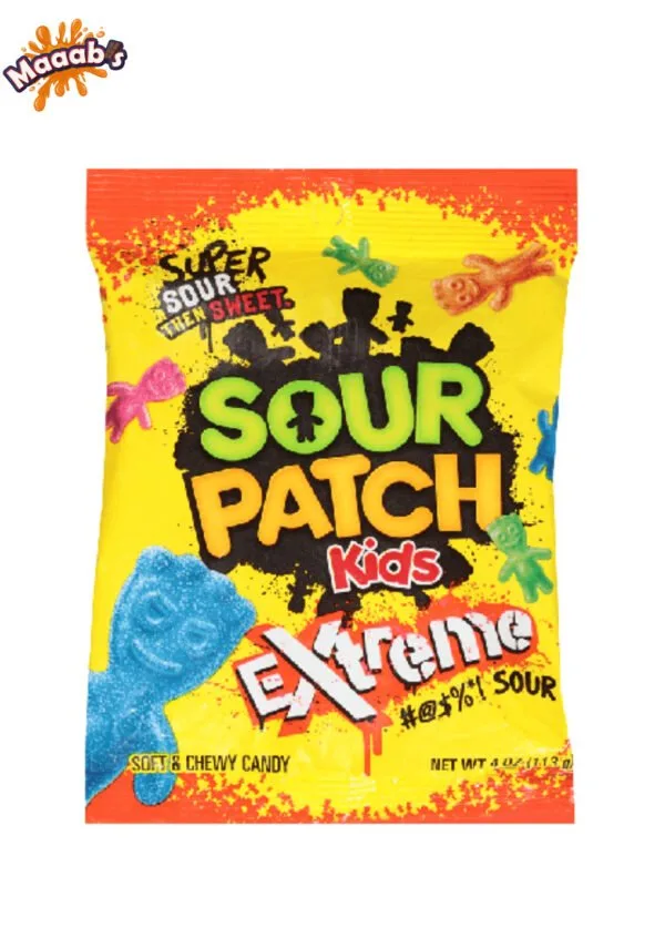 Sour Patch Kids Extreme Peg Bag- 4oz (113g)