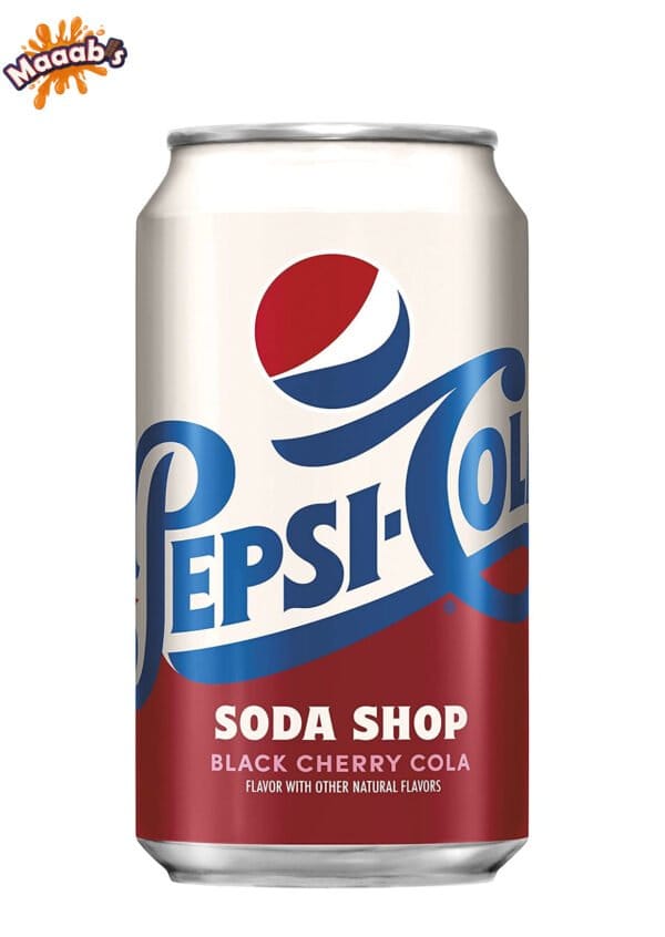 Pepsi-Cola Soda Shop Black Cherry Cola - 355ml