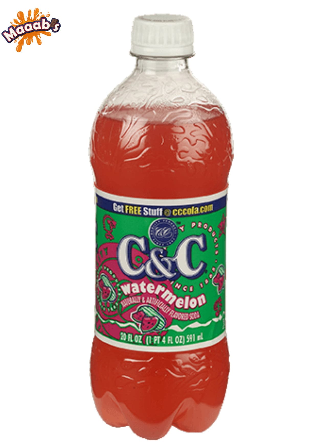 C&C Soda Watermelon Bottle 710ml Maaabs