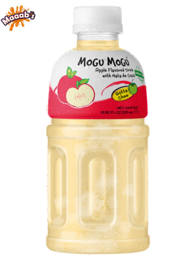 Mogu Mogu Apple Flavoured Drink With Nata De Coco