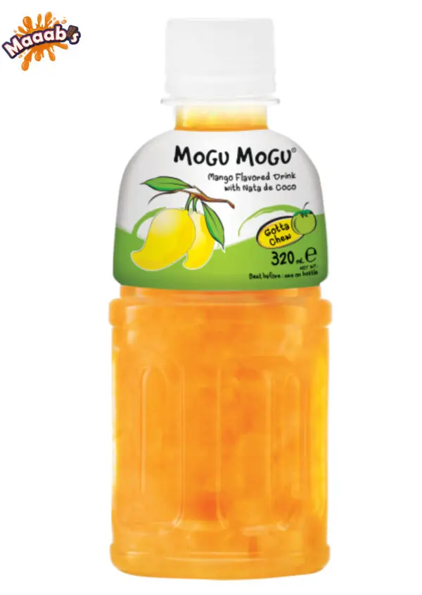 Mogu Mogu Mango Flavored Drink With Nata De Coco
