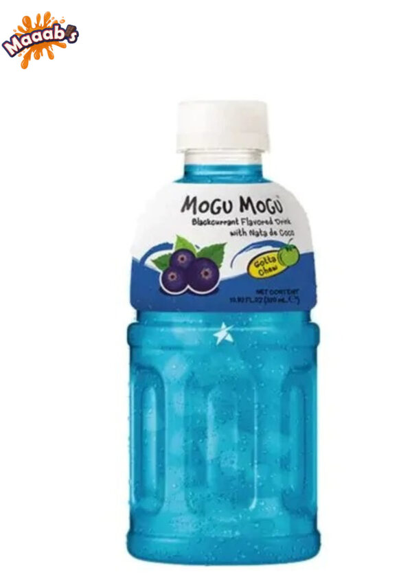 Mogu Mogu Blackcurrant Flavored Drink With Nata De Coco