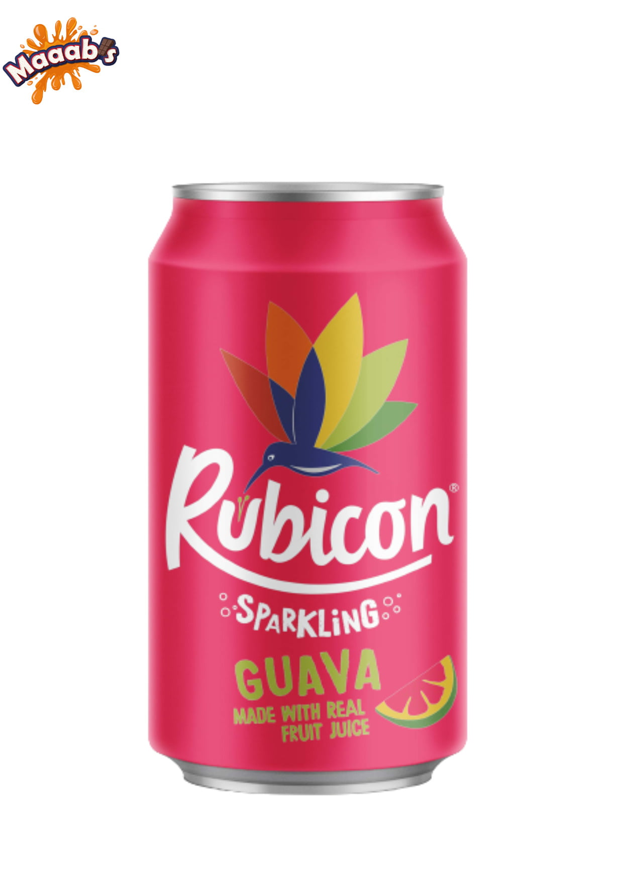 Rubicon Sparkling Guava Made with Real Fruit Juice 330ml - Maaabs