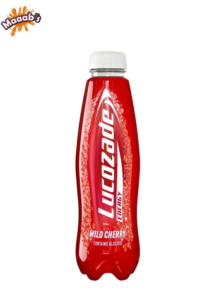 24 Pack Of Lucozade Energy Cherry Sparkling Drink, 380ml – Avant Garde - View #11