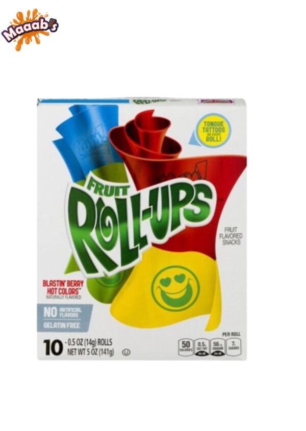 Betty Crocker Fruit Rollups Blastin Berry Hot Colors 141g - Maaabs