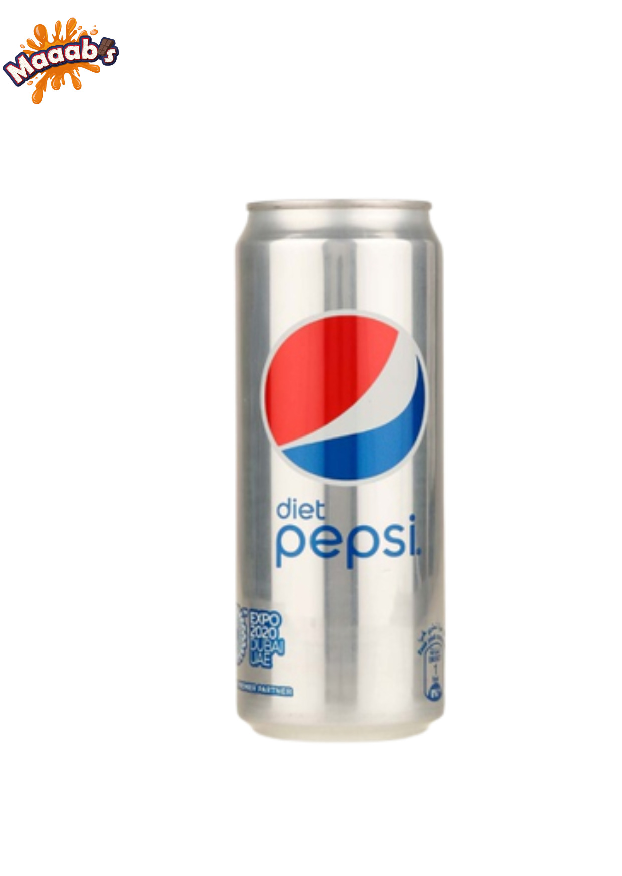 Diet Pepsi Carbonated Soft Drink Cans 330ml - Maaabs