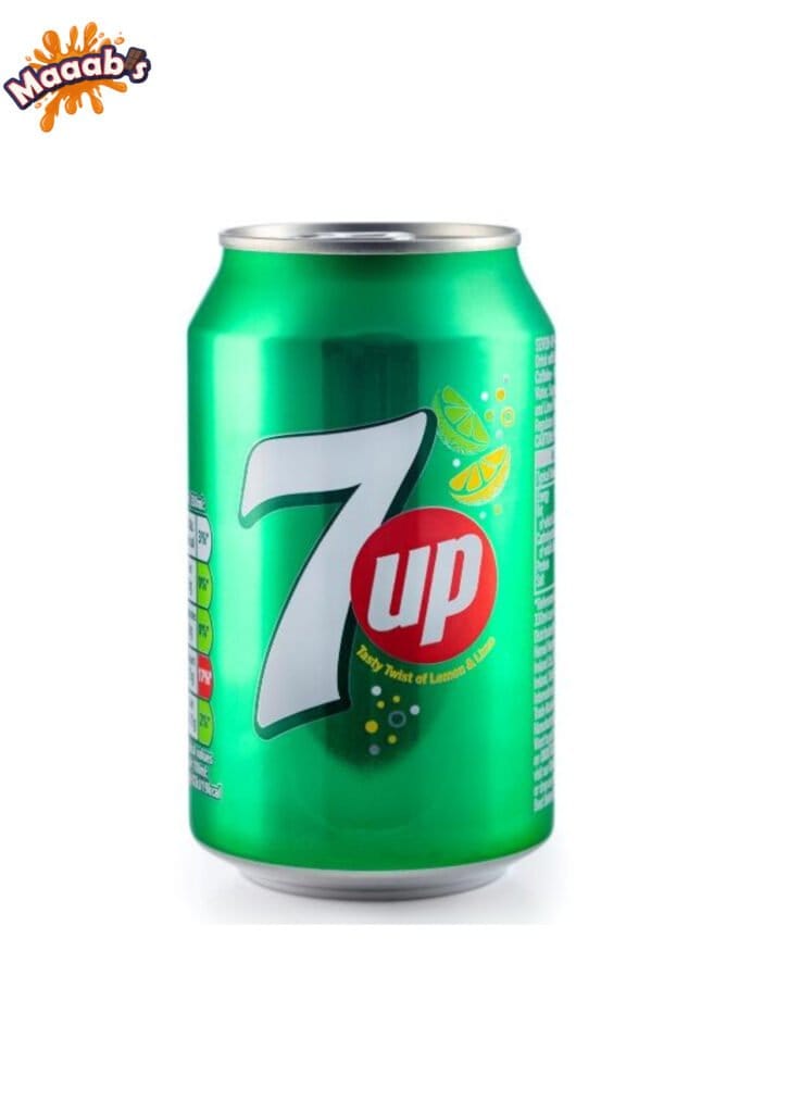 7UP Carbonated Soft Drink Cans 330ml Maaabs