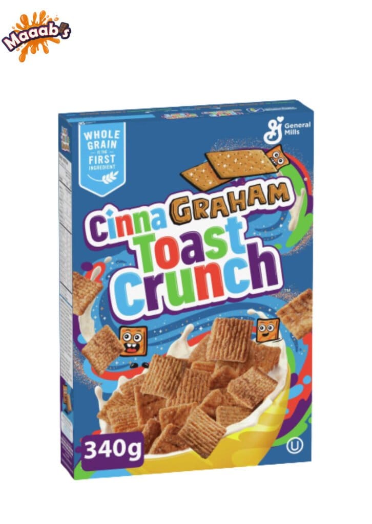 General Mills Cinnamon Graham Toast Crunch Cereal 340g Maaabs