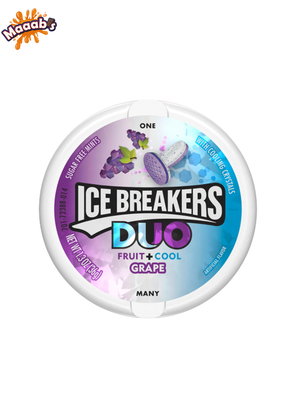 Ice Breakers Duo – Grape Mints - Maaabs