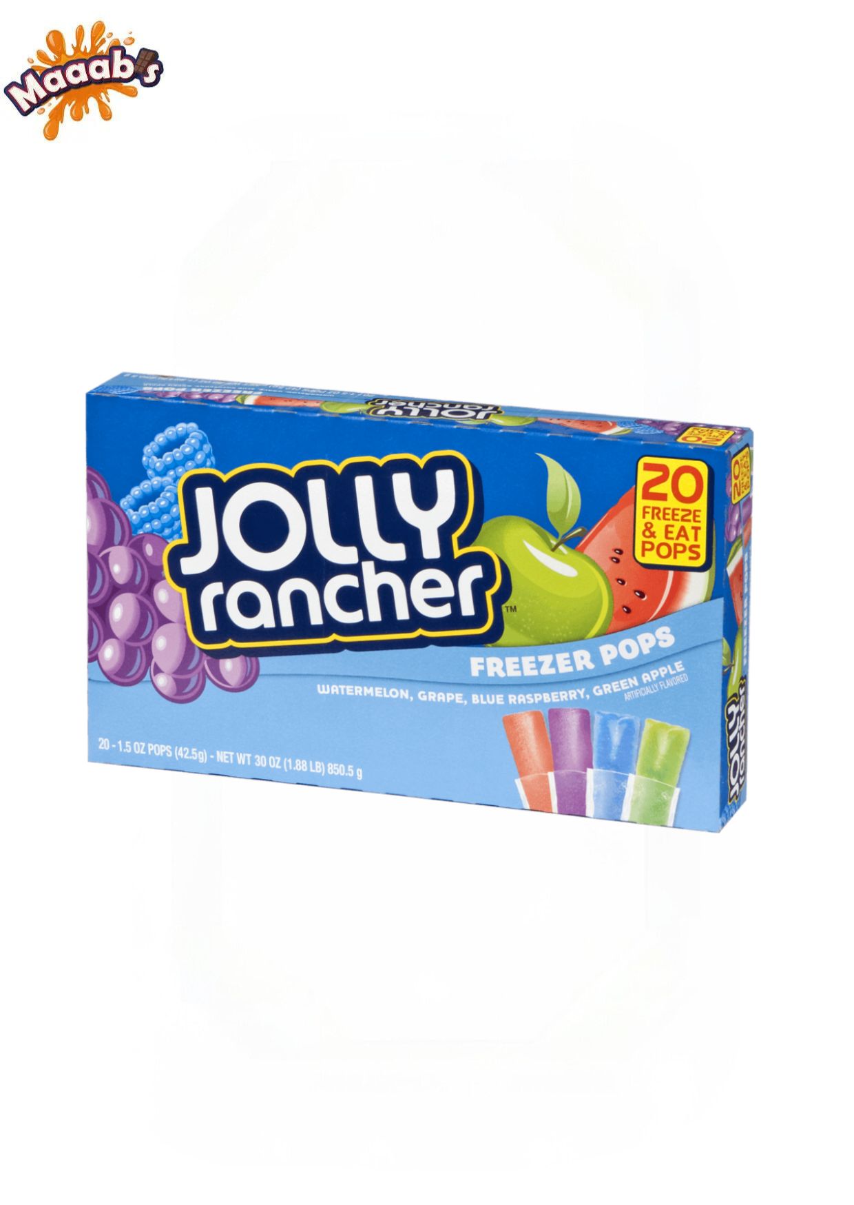 Jolly Rancher Freezer Pops 425g Maaabs