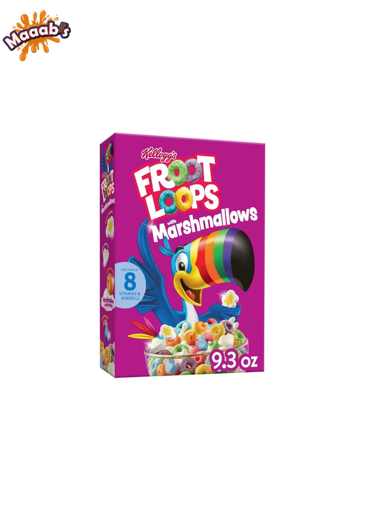 Kellogg’s Froot Loops Marshmallows 9.3oz (264g) - Maaabs