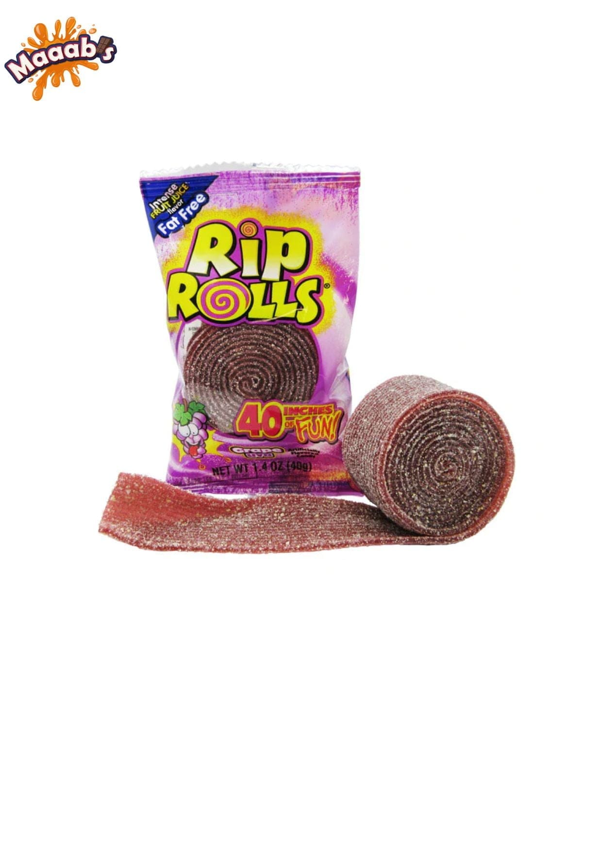 Rip Rolls Grape – 1.4oz (40g) - Maaabs