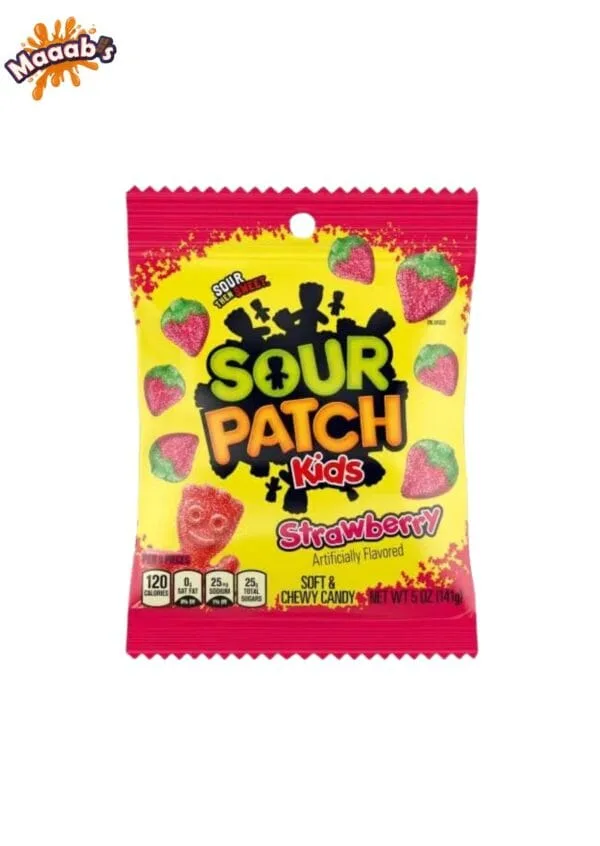 Sour Patch Strawberry Peg Bag - 141g