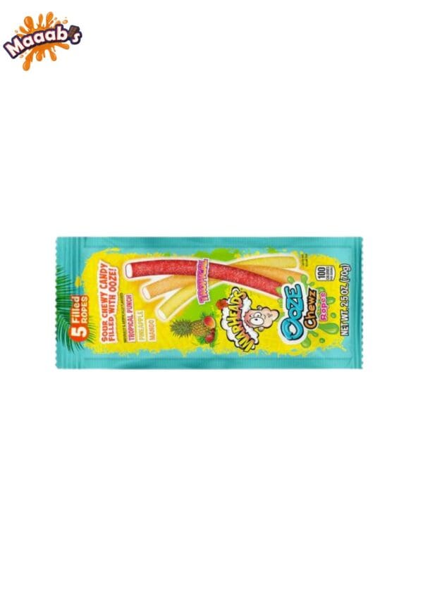 Warheads Ooze Chewz Tropical  2.5oz (70g)