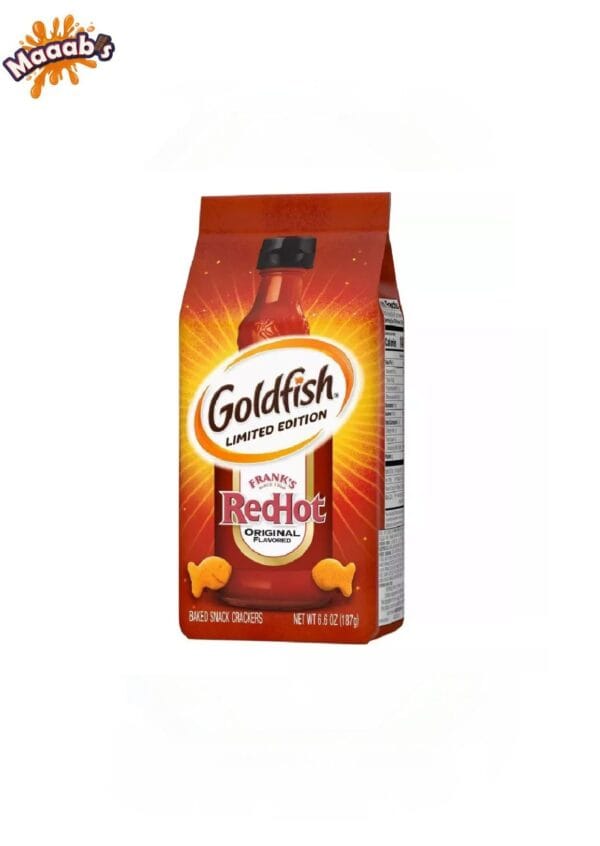 Goldfish FRANK'S RED HOT Baked Snack Crackers 6.6oz (187g)