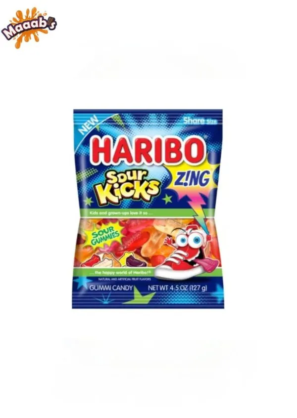 Haribo Zing Sour Kicks  4.5oz (127g)