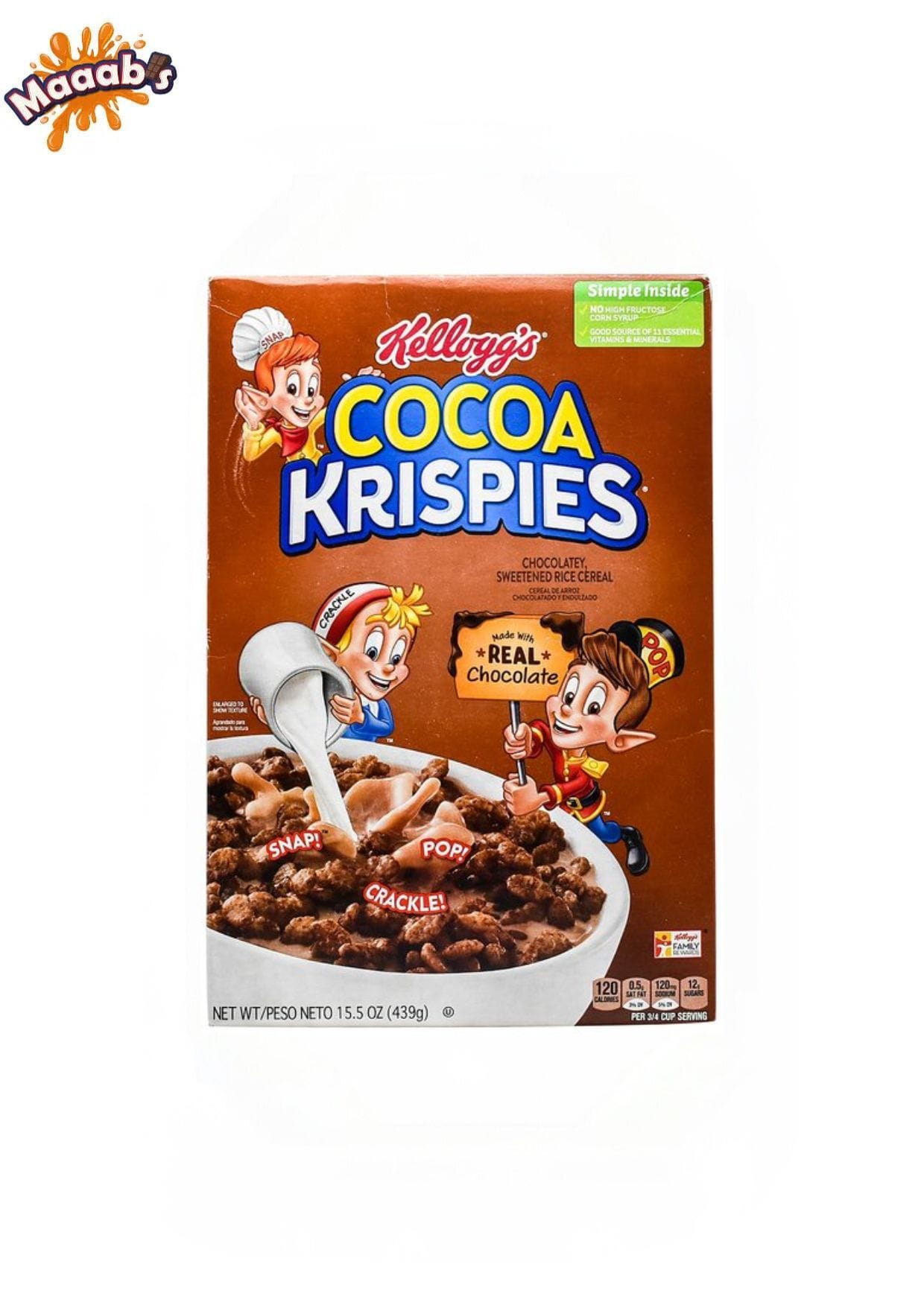 Kellogg’s Cocoa Krispies 439g (15.5oz) - Maaabs