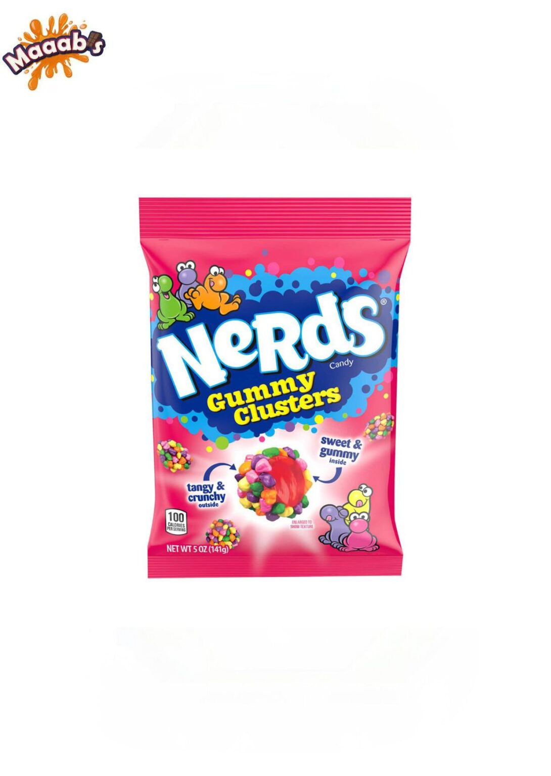 Nerds Big Gummy Clusters Peg Bag – 5oz (141g) - Maaabs