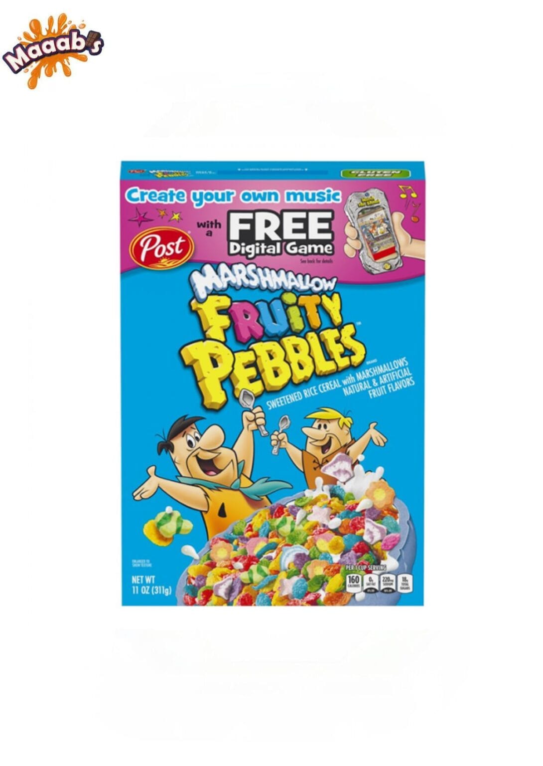 Post Cereal Fruity Pebbles With Marshmallows 311g (11oz) Maaabs