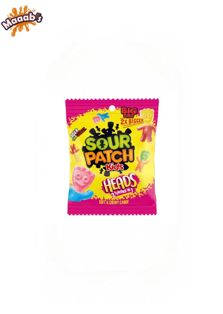 Sour Patch Kids Big Heads Peg Bag – 3.61oz (102g) - Maaabs